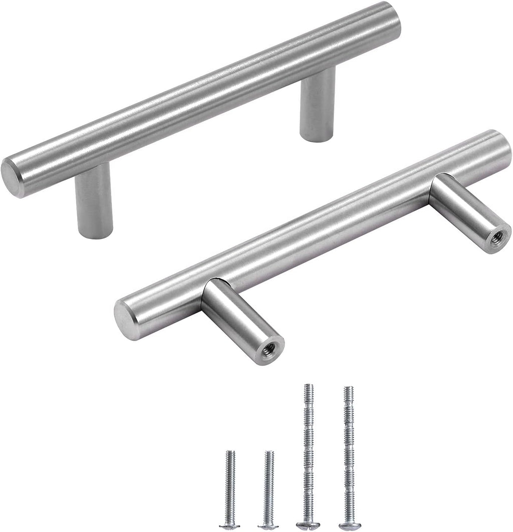 7" Matt Black Stainless Steel Cabinet Handles, 30 Pack A251