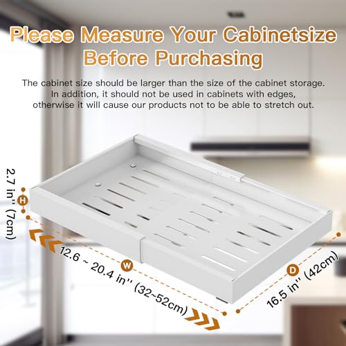 2 Pack Expandable Sliding Pull Out Cabinet Organizer R7242