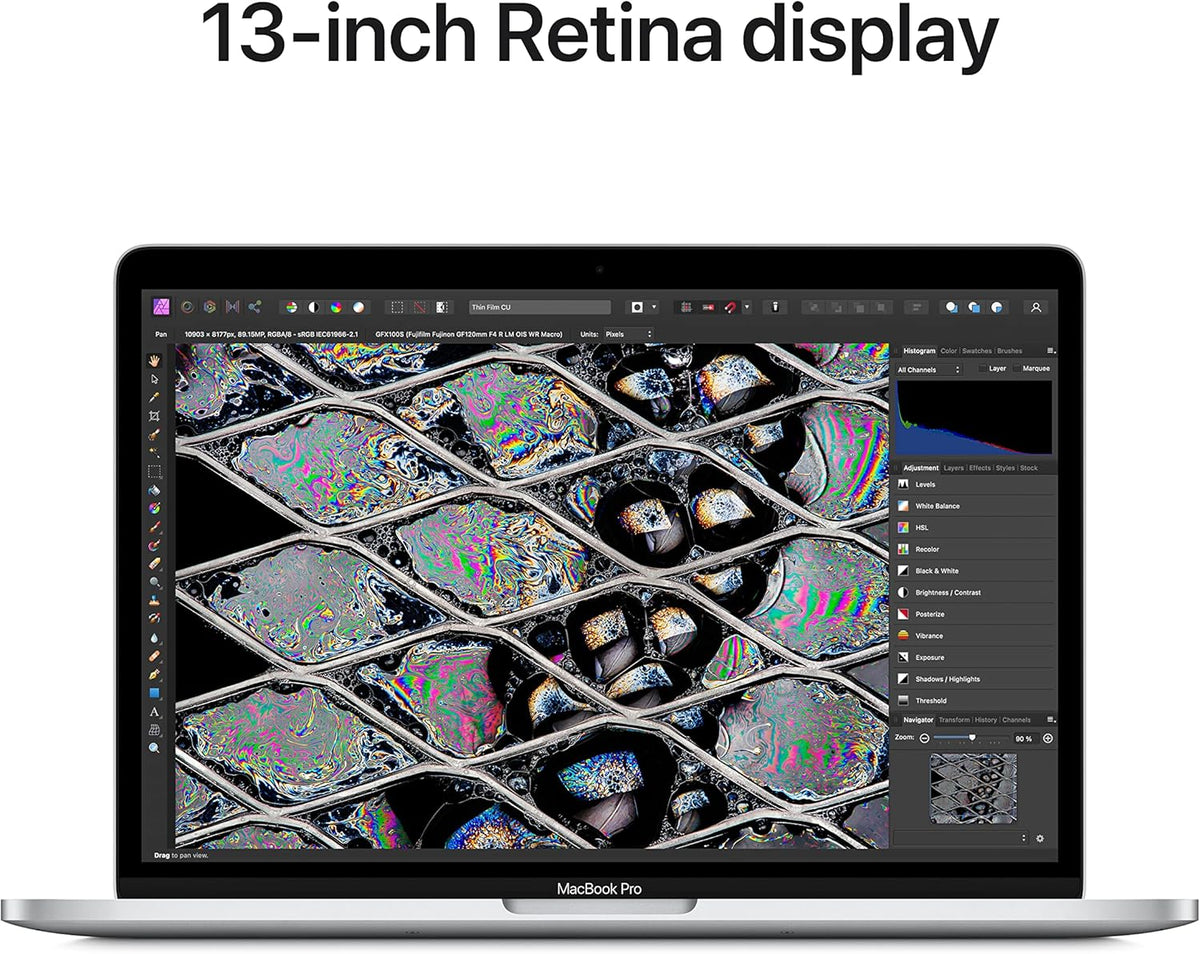 Apple MacBook Pro 13-inch with M2 Chip, 16GB RAM, 512GB SSD Storage Silver Y78775
