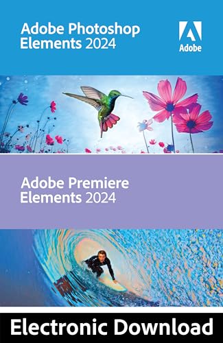 Photoshop Elements 2024 & Premiere Elements 2024 PC Code Software O120230