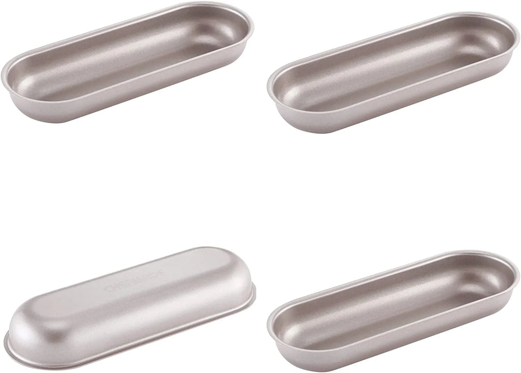 7-Inch Mini 4Pcs Non-Stick Loaf Pan Set W12067
