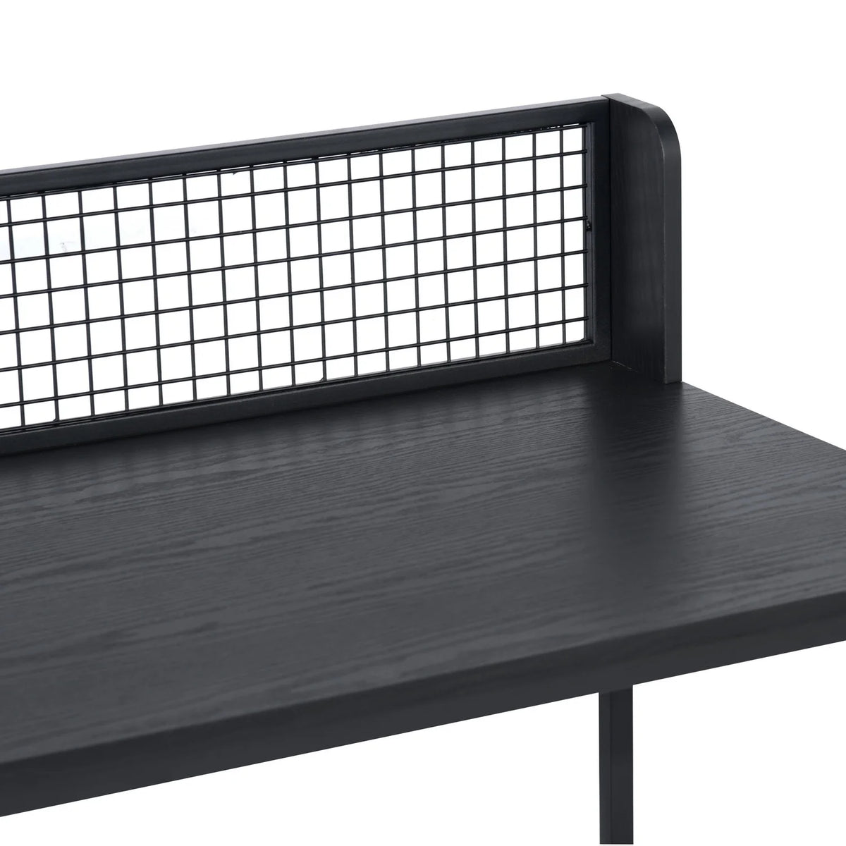Black L Shaped Corner Desk H56544