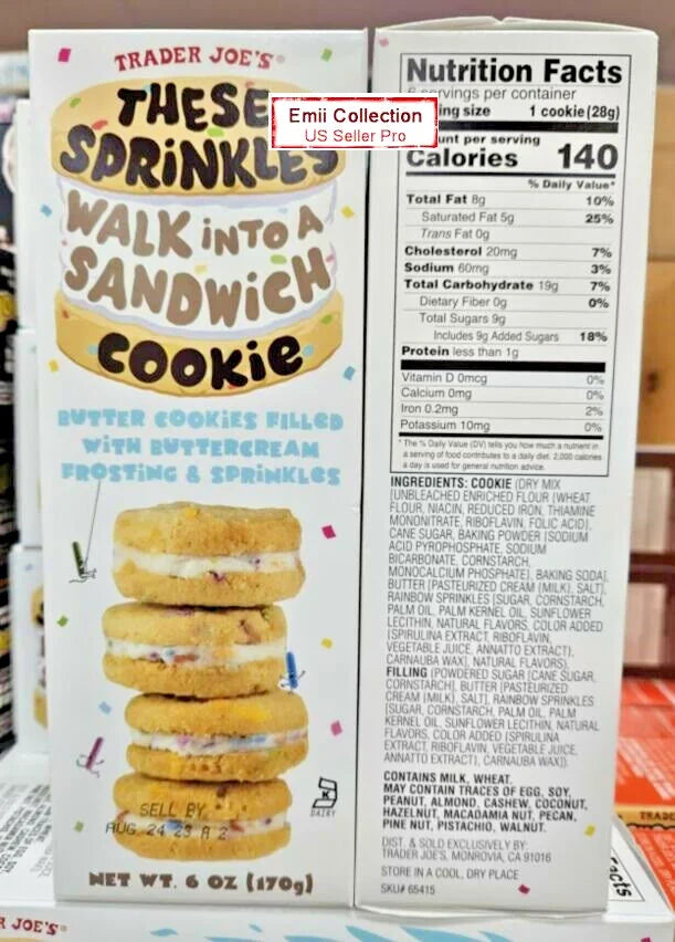 6oz 170g Sandwich Cookie (2 Boxes) F758255