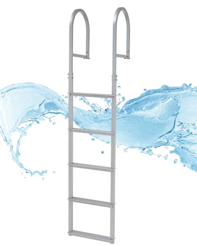 3 Step Aluminum Dock Ladder with Nonslip Tread L432697