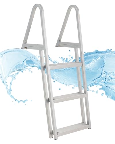 3 Step Aluminum Dock Ladder with Nonslip Tread L432697