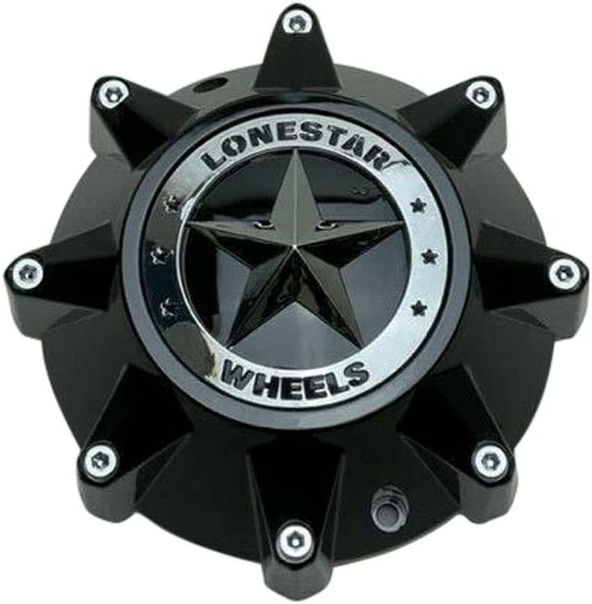 Gloss Black Wheel Center Cap W8190