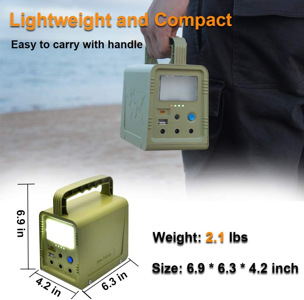 84Wh Portable Power Station with 18W Solar Panel I5509