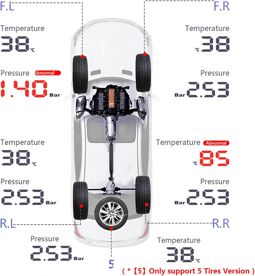 Solar Tire Pressure Monitoring System H211