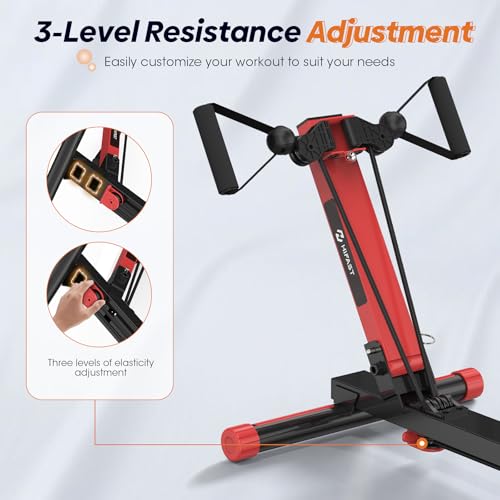 4 in 1 Foldable Rowing Machine with LCD Monitor U6808