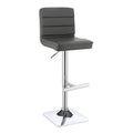 Grey Adjustable Bar Stools (Set of 2) I200137