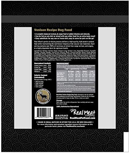 Air-Dried Venison Dog Food 2lb E963520