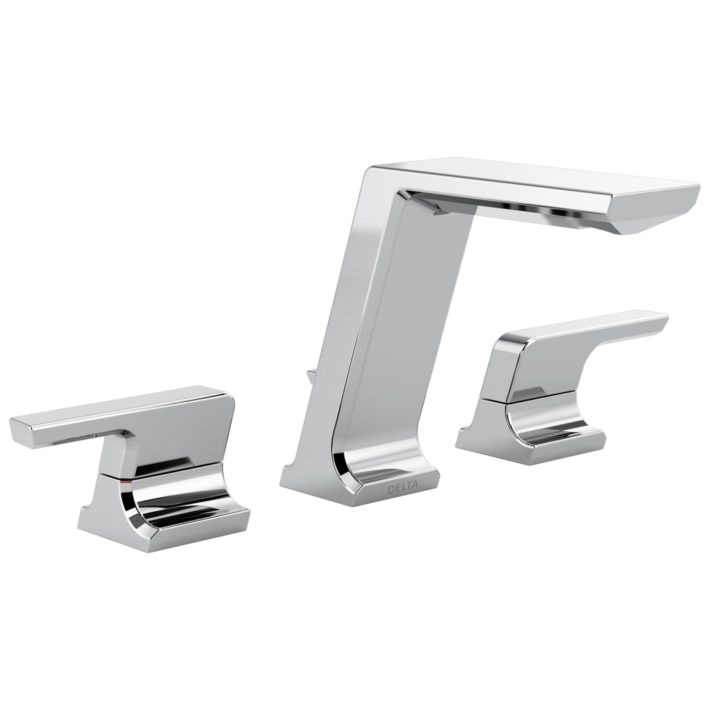 Two Handle Widespread Bathroom Faucet Chrome B338201