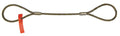 Wire Rope Sling, 4 ft L, Vert Cap 19600 lb S573286