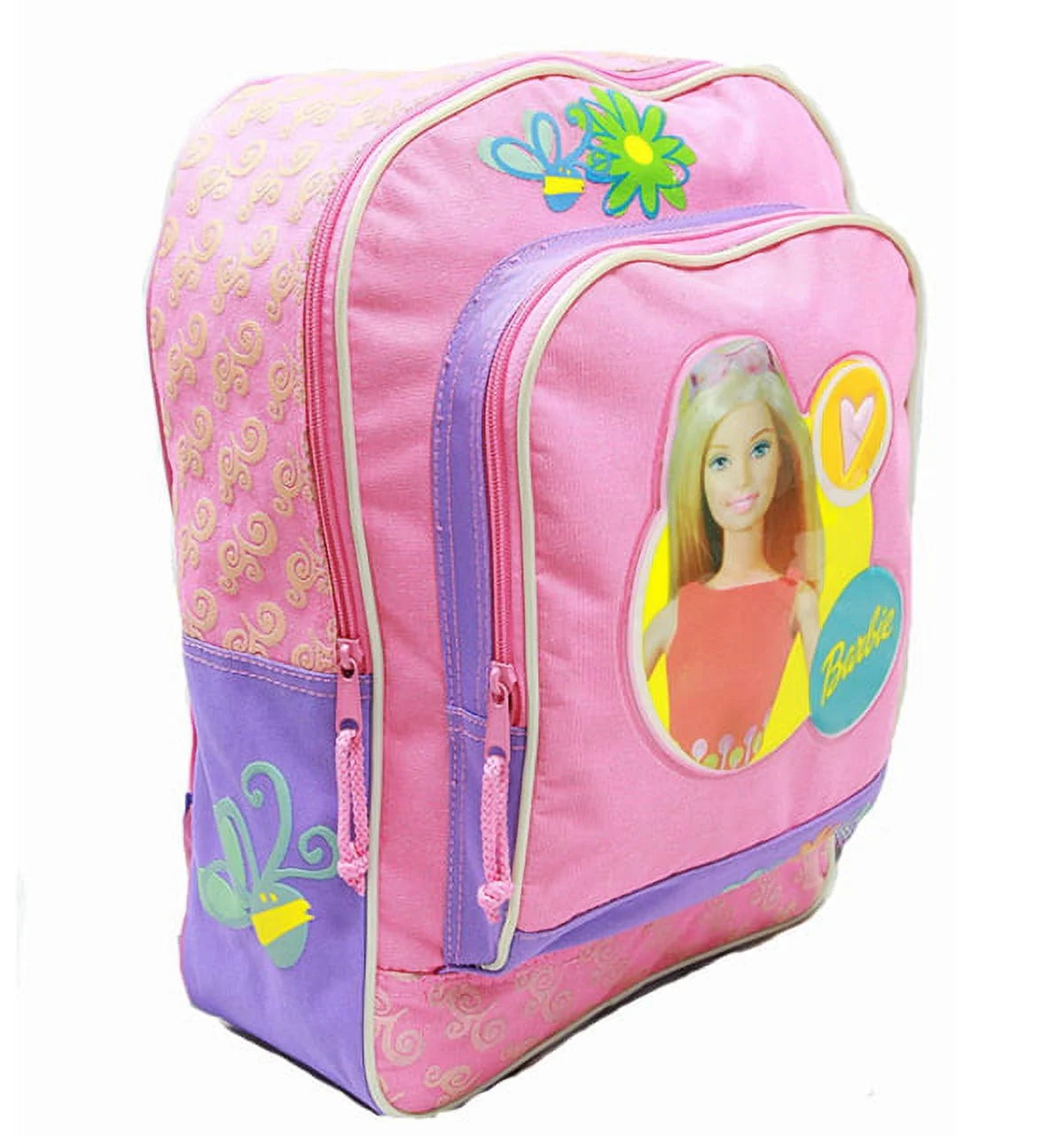 Purple Large School Backpack with Water Bottle W876214