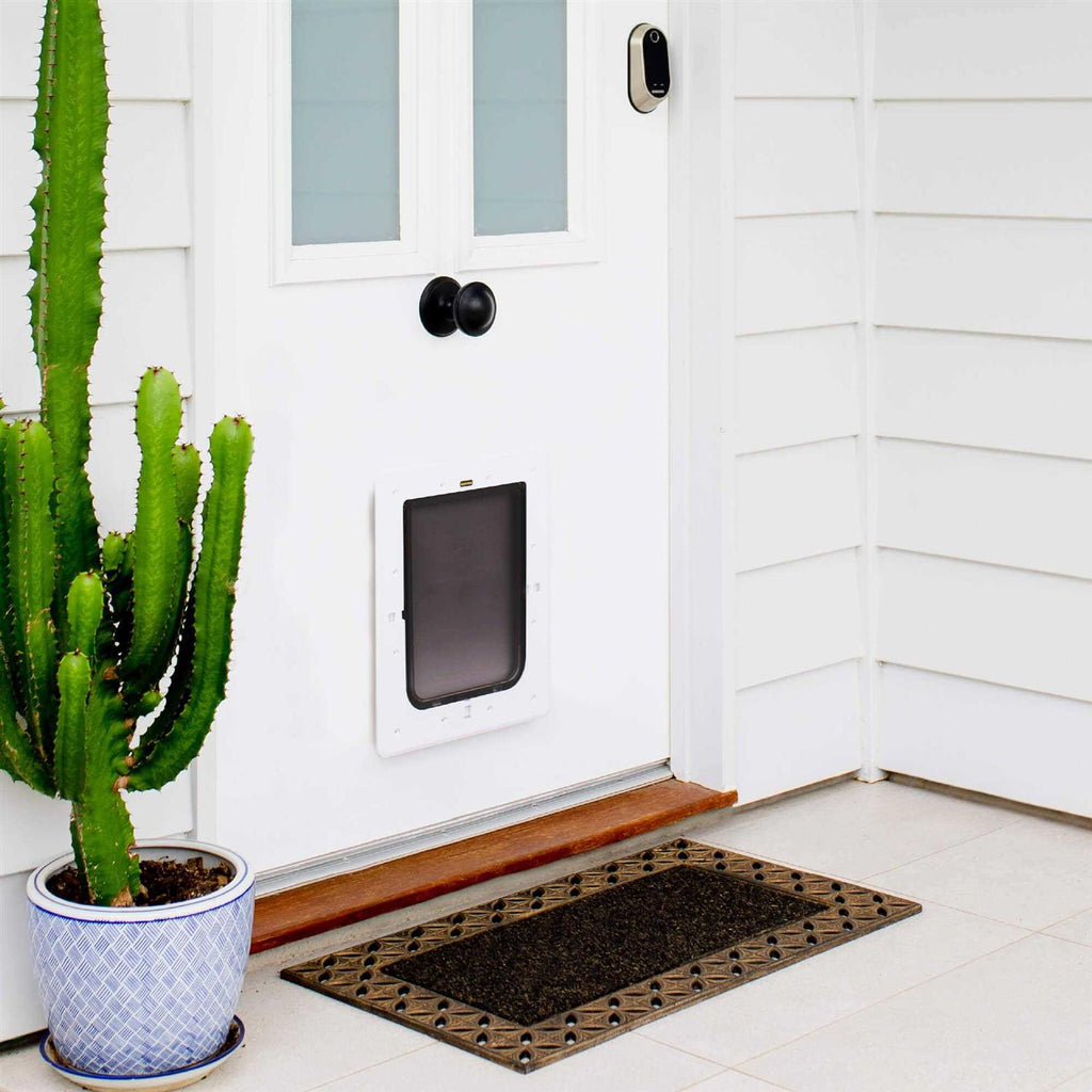 White Super Tough Pet Door C66609