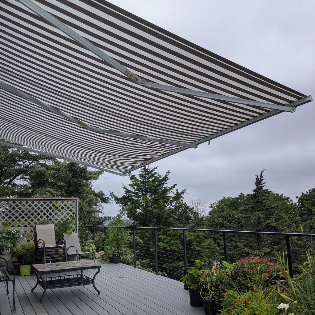20' x 10' Retractable Motorized Patio Awning L867