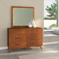 Mahogany and Okoume Veneer Dresser Mirror A9476