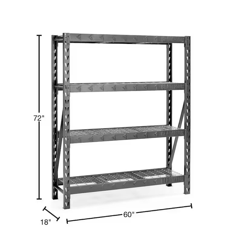 4-Tier Welded Steel Storage Shelving Unit T3640