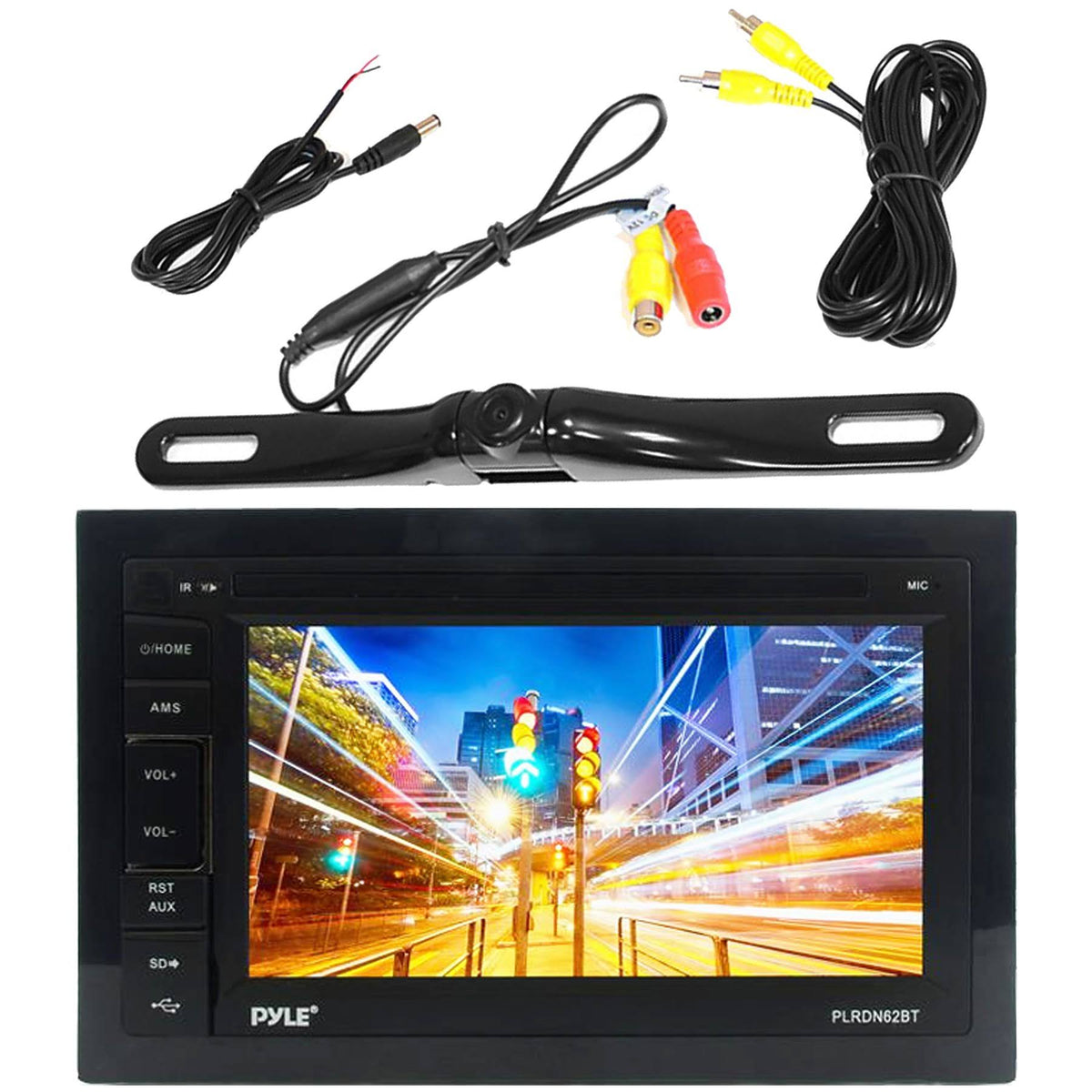 6.5 Bluetooth Double DIN LCD Touch Screen Receiver with AM/FM USB V3788