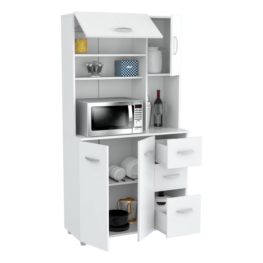 White Kitchen Storage Cabinet G656