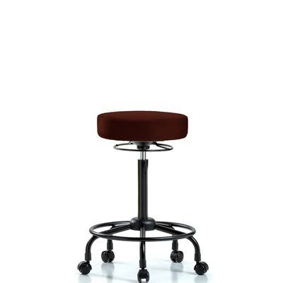 Red Height Adjustable Lab Stool D481