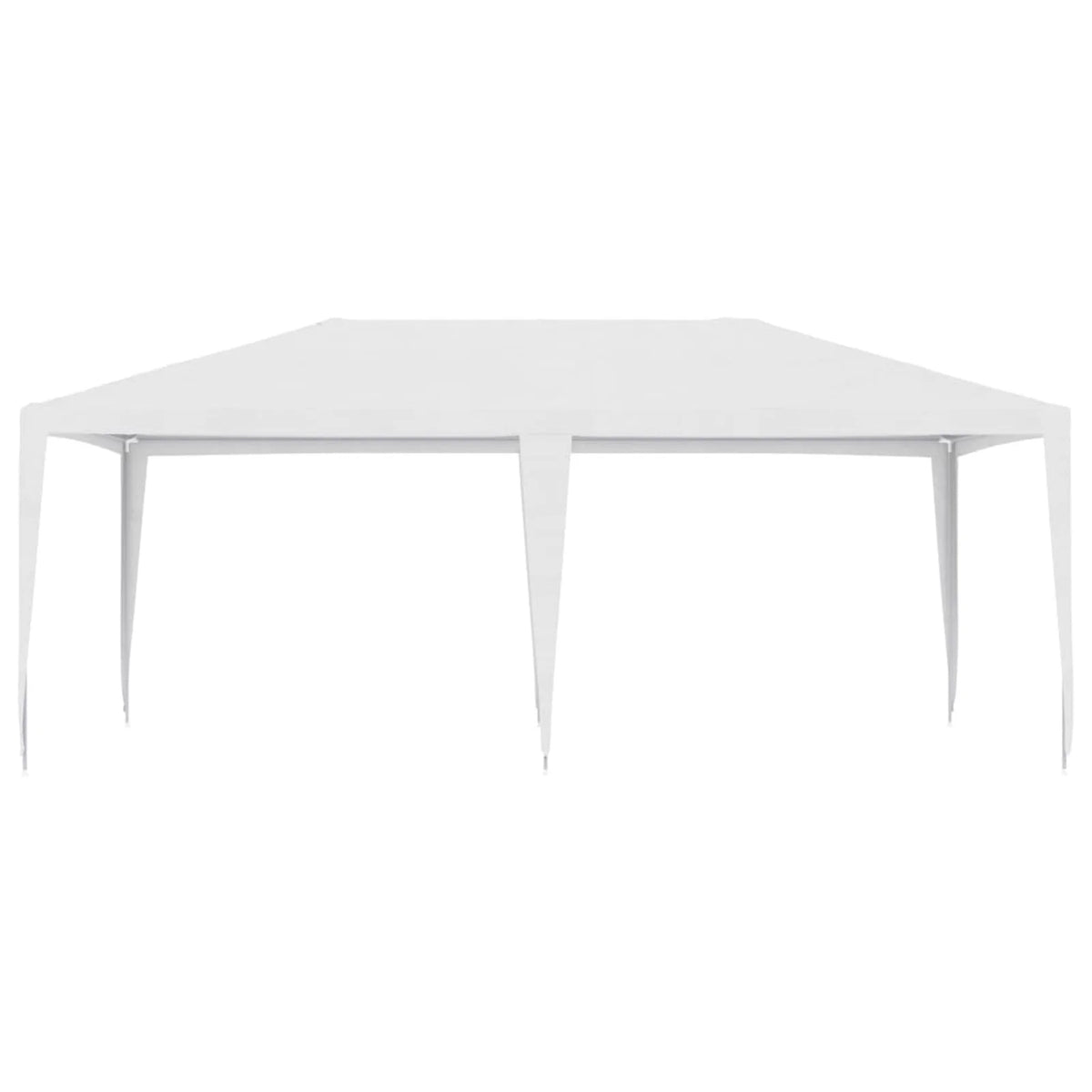 White Party Tent Gazebo Canopy with Iron Frame 19.7ft x 13.1ft x 8.9ft L442430