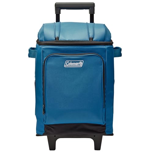 42-Can Soft Rolling Cooler with Wheels A6523