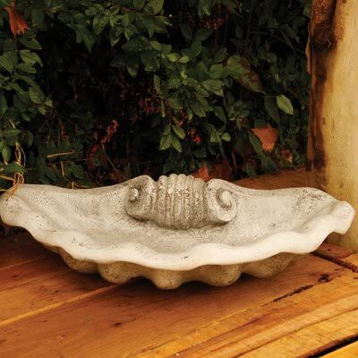 Shell Birdbath N855