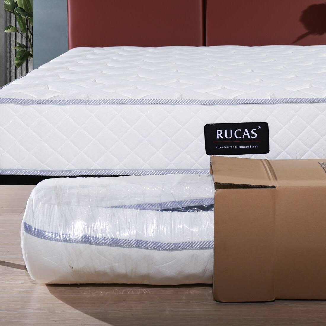 White Full Mattress W675