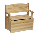 Unfinished Heart Bench Toy Box L801061