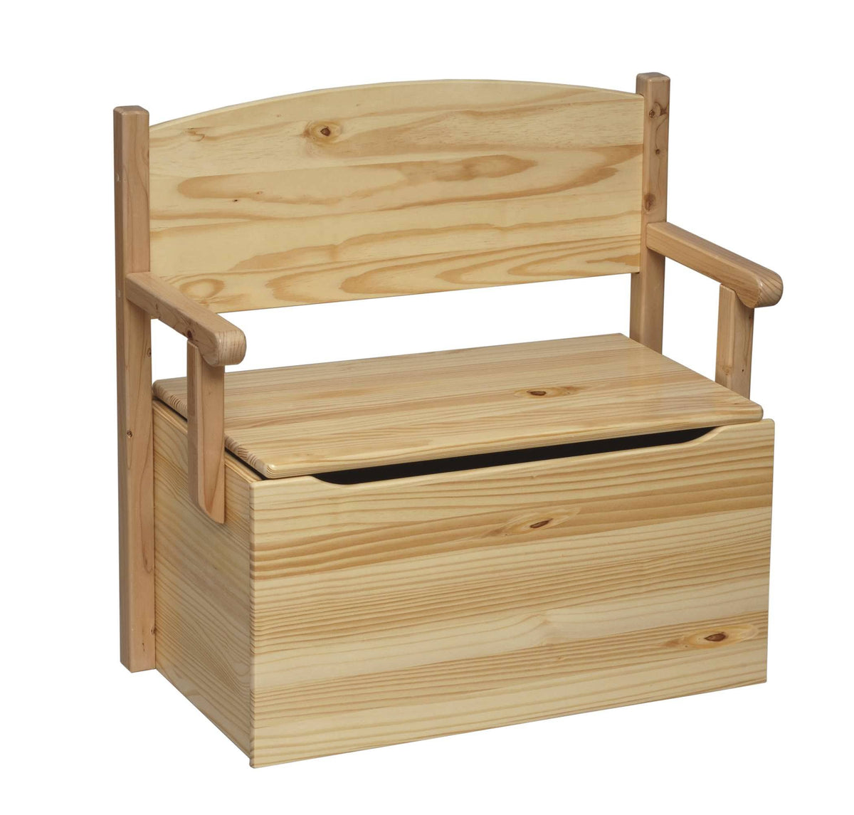 Unfinished Heart Bench Toy Box L801061