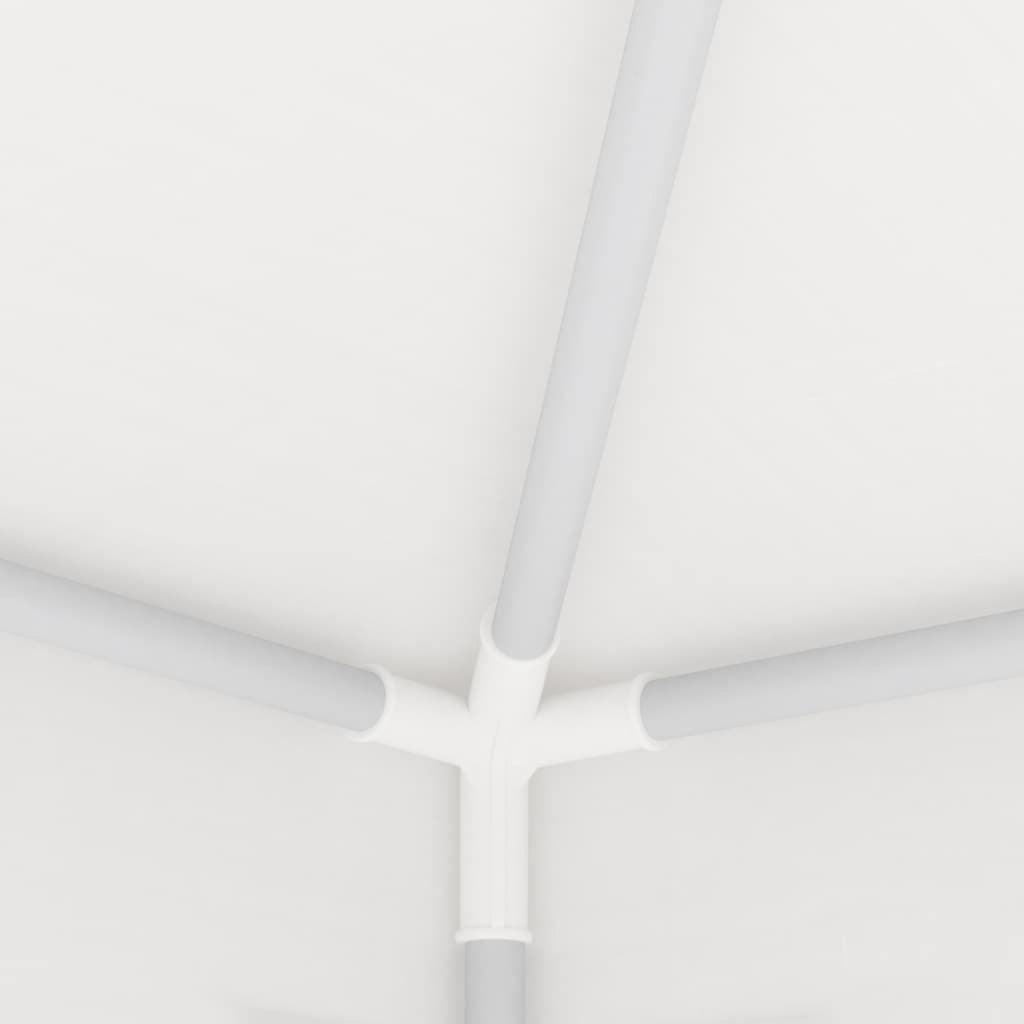 White Party Tent Gazebo Canopy with Iron Frame 19.7ft x 13.1ft x 8.9ft L442430