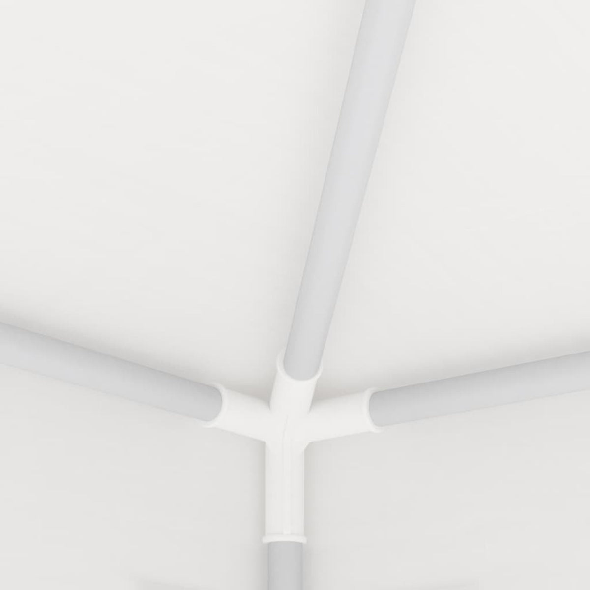 White Party Tent Gazebo Canopy with Iron Frame 19.7ft x 13.1ft x 8.9ft L442430