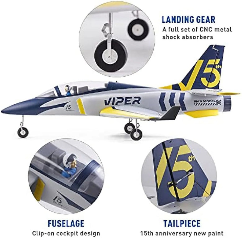 Navy Blue 70mm EDF RC Airplane Jet V32359