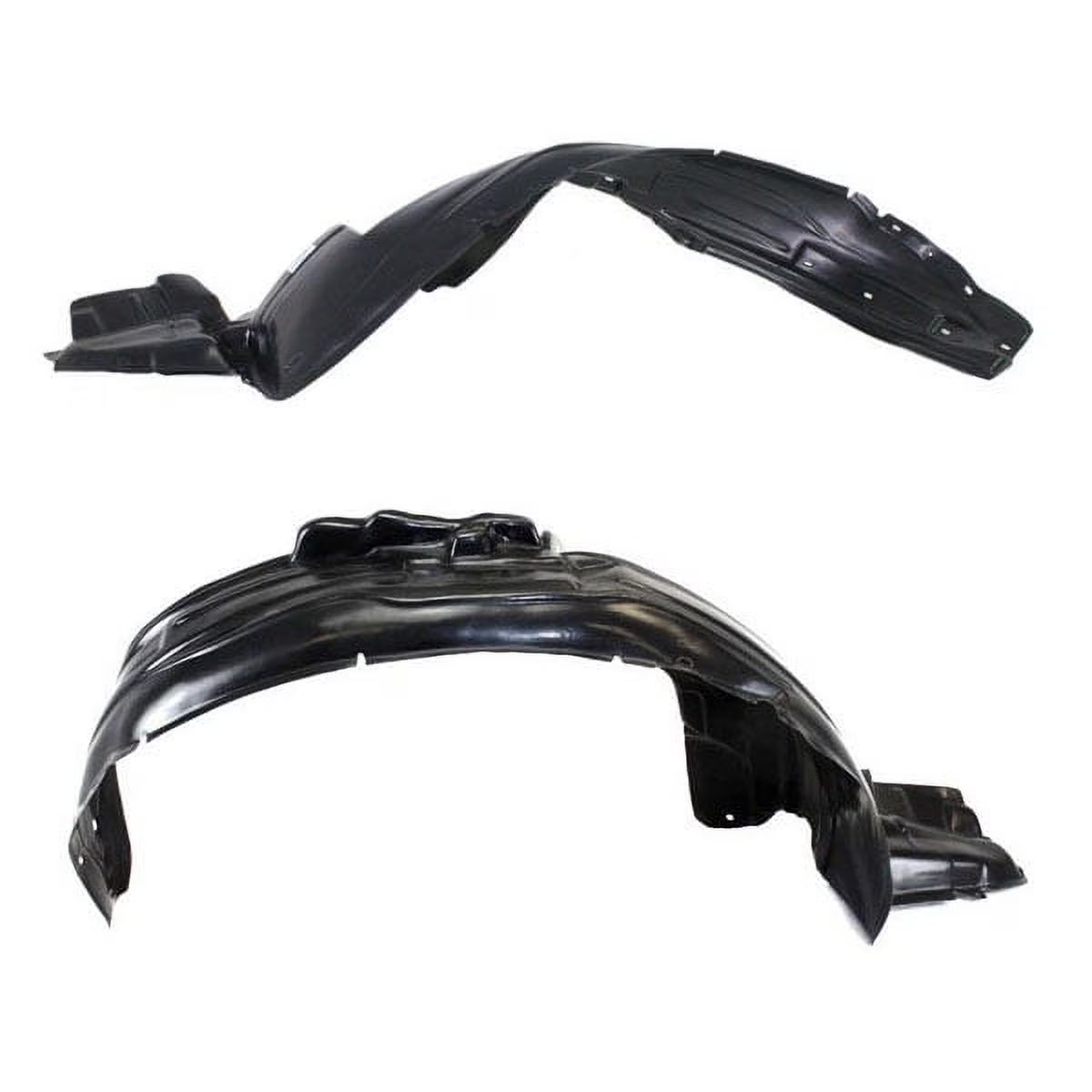 Front Splash Shield Inner Fender Liner Panel Plastic Set Pair U228446