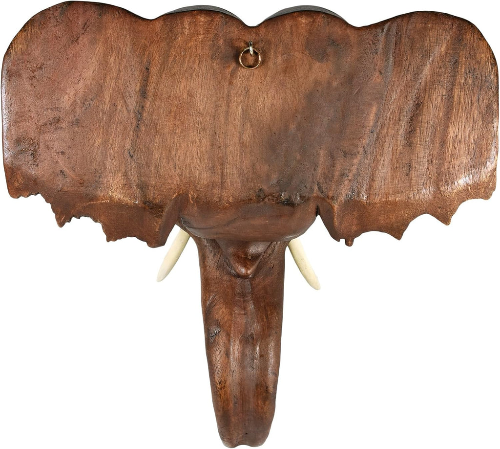 Thai Elephant Head Sculpture Wall Art 12X12 V10435