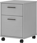 2 Drawer Mobile File Cabinet, Cape Cod Gray H818141