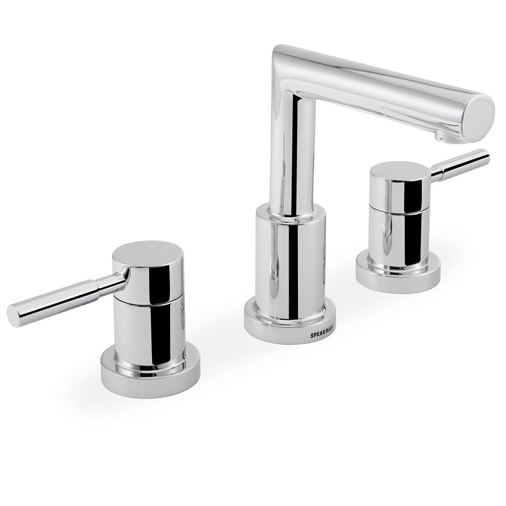 Polished Chrome Neo Widespread Bathroom Faucet Q72499