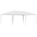 White Party Tent Gazebo Canopy with Iron Frame 19.7ft x 13.1ft x 8.9ft L442430