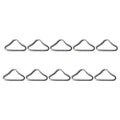 20pcs Trampoline Bungee Bed Mesh Cloth Buckle Triangle Ring Parts Q280