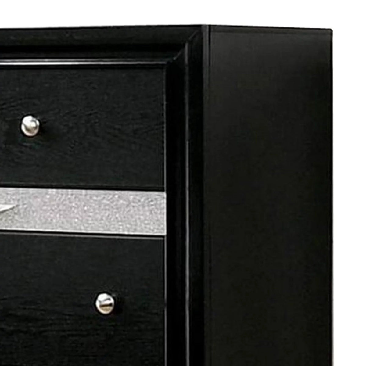 Black Dresser with 2 Jewelry Drawer G255