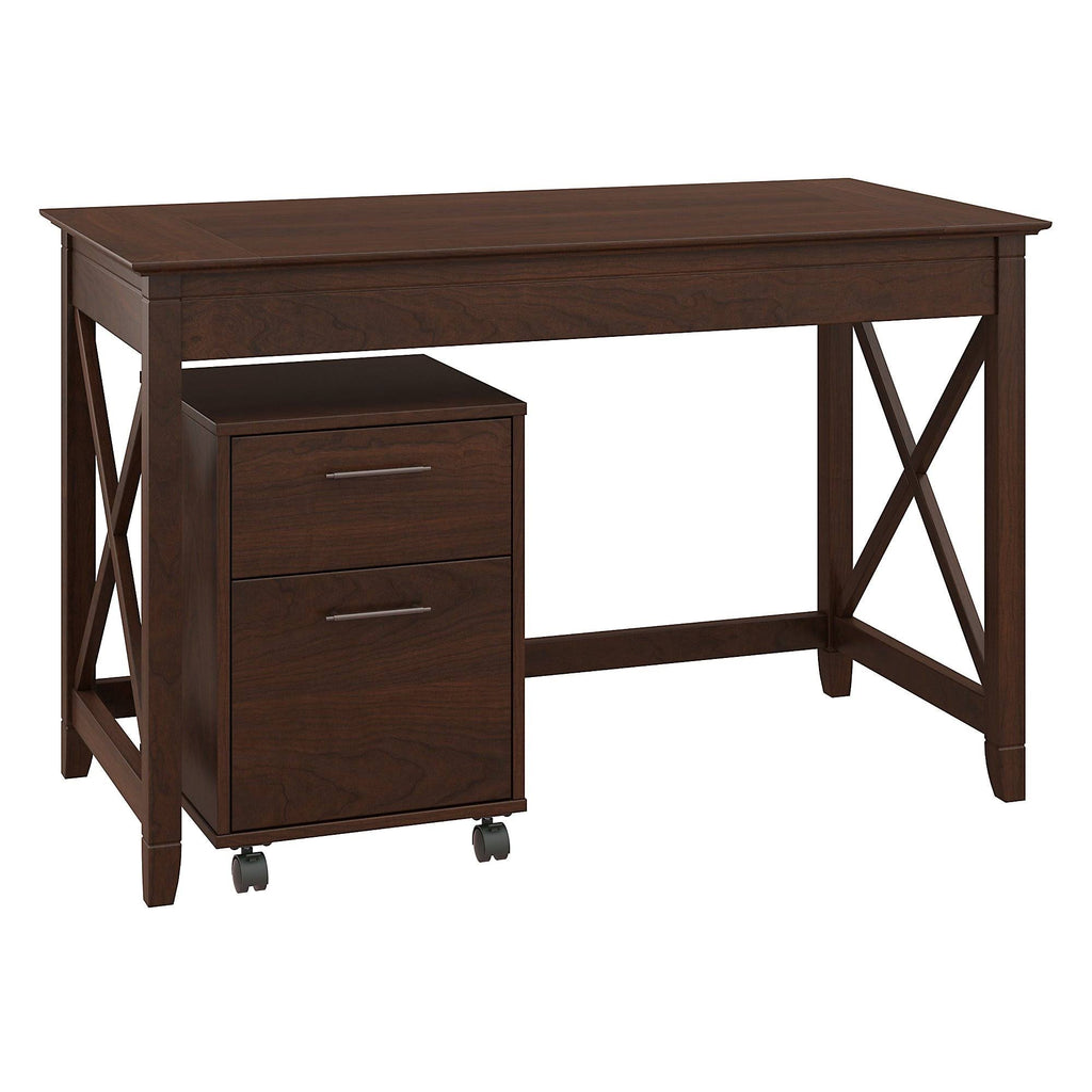 48W Writing Desk with 2 Drawer Mobile File Cabinet P816832