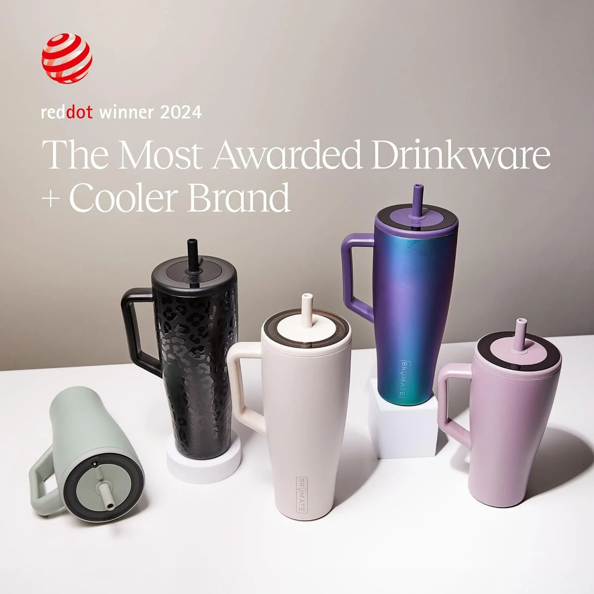 30 oz Stainless Steel Insulated Tumbler with Lid and Straw U3034