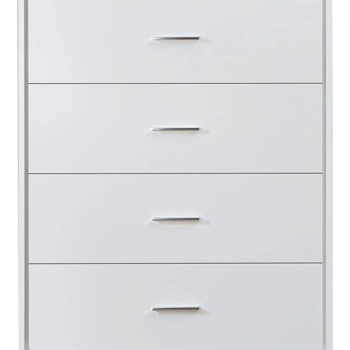 White 5 Drawer Wooden Chest R781885