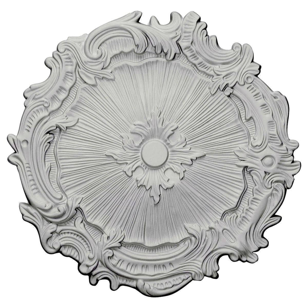 16 3/4 inch x 1 3/8 inch Hand-Painted Hickory Ceiling Medallion X378