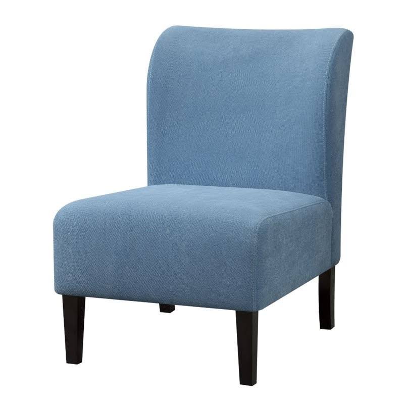 Blue Fabric Accent Chair F408