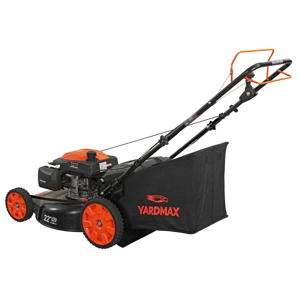 22 in. 201cc 6 Speed 3-in-1 Gas Self Propelled Lawn Mower T585181