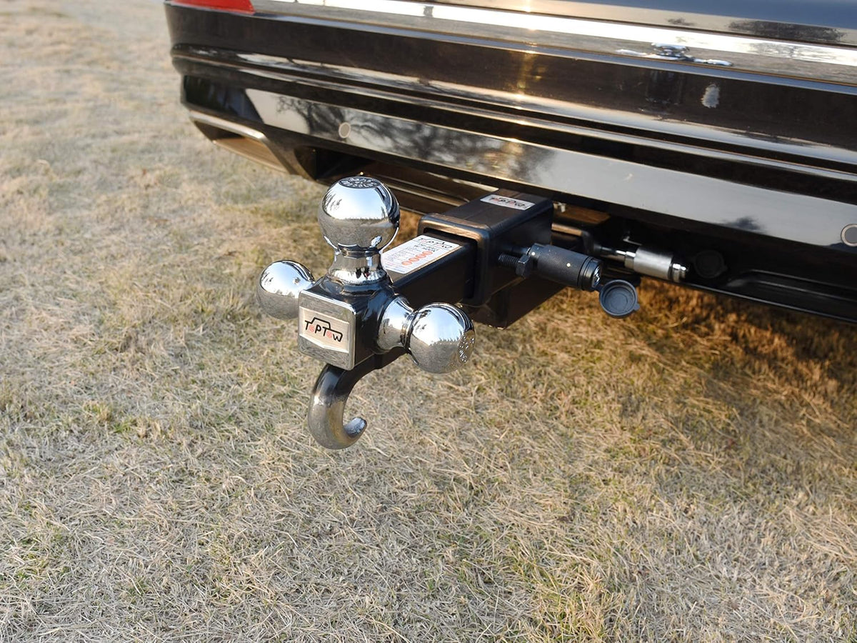 2-inch Receiver Trailer Hitch Extension Riser with Anti-Rattle Bolt Pack of 2 R614