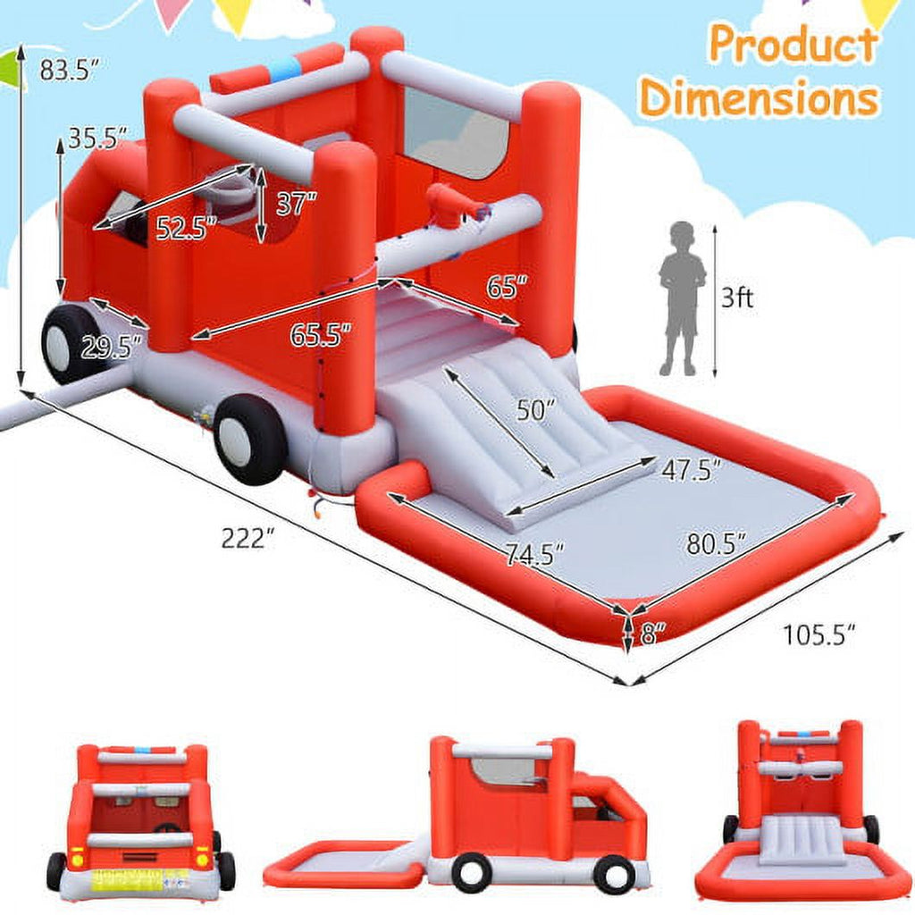 Inflatable Castle Water Park Bounce House with Blower Q805