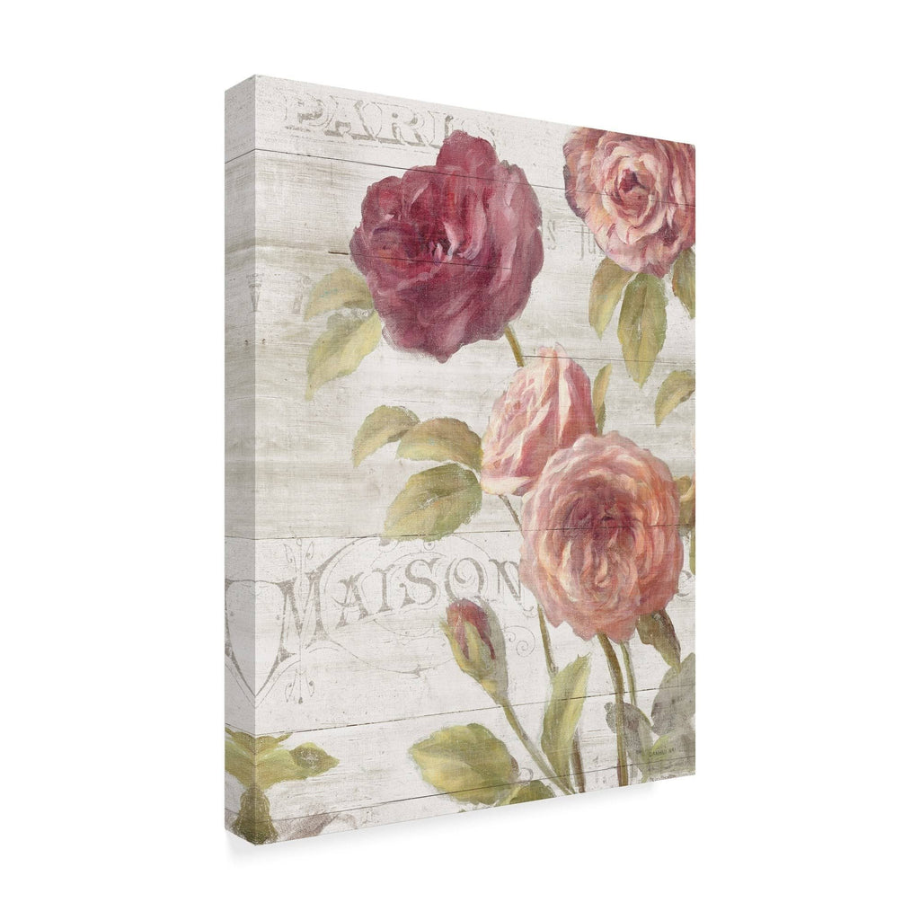 French Roses III Canvas Art 18x24 T514737